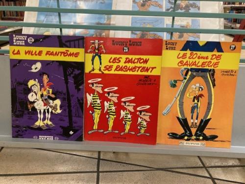 Lucky Luke E.O -La ville fantôme -Les Dalton se rachètent -Le 20 ème de cavalerie