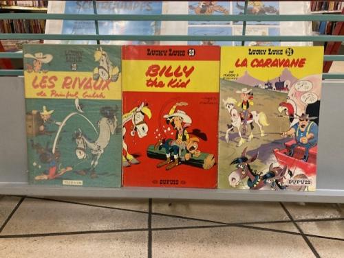 Lucky Luke E.O -Les rivaux de Painful Gulch -Billy the kid -La caravane