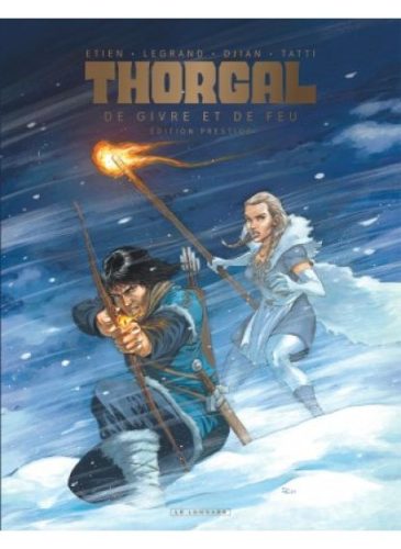 THORGAL-SAGA-TOME-4-DE-GIVRE-ET-DE-FEU-EDITION-PRESTIGE En noir & blanc, limité à 3000 exemplaires.